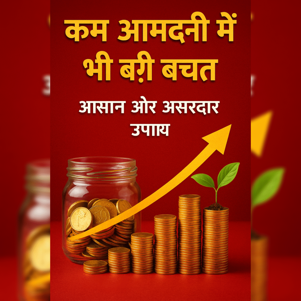 कम आमदनी में भी बड़ी बचत: आसान और असरदार उपाय